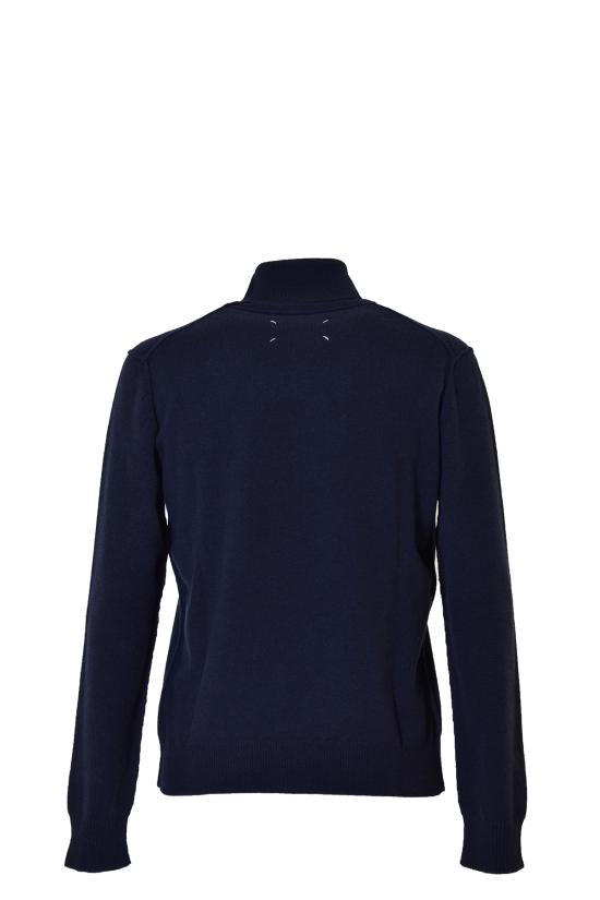 26SS 마르지엘라 에코 캐시미어 하이넥 스웨터 SI0HA0003S17809 511 Blu - MAISON MARGIELA