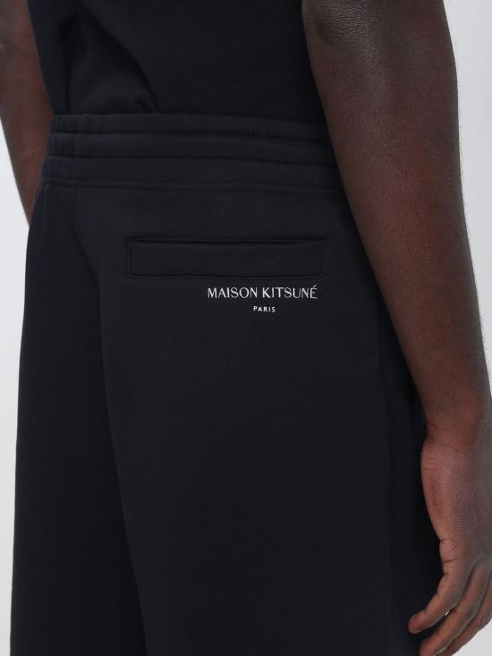 26SS 메종키츠네 숏팬츠 QM01450KM0341 P199 Black - MAISON KITSUNE