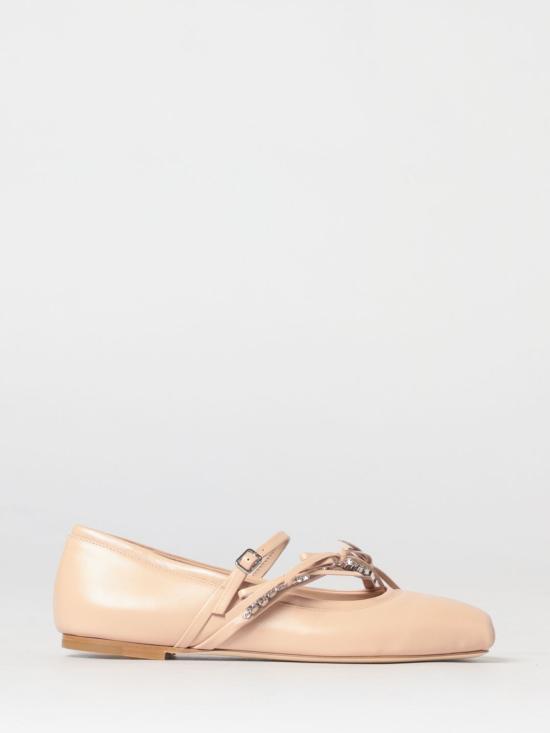 26SS 지미추 플랫 슈즈 LOLIBALLERINAFNZ MACARON MACARON Pink