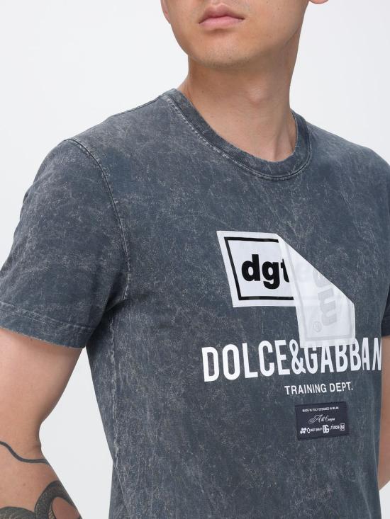 26SS 돌체앤가바나 반팔 티셔츠 G8RN8TG7POI N0000 Black - DOLCE & GABBANA