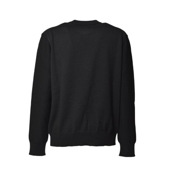 26SS 질샌더 컬러 블록 크루넥 니트 J22GP0246J14791 001 Nero - JIL SANDER