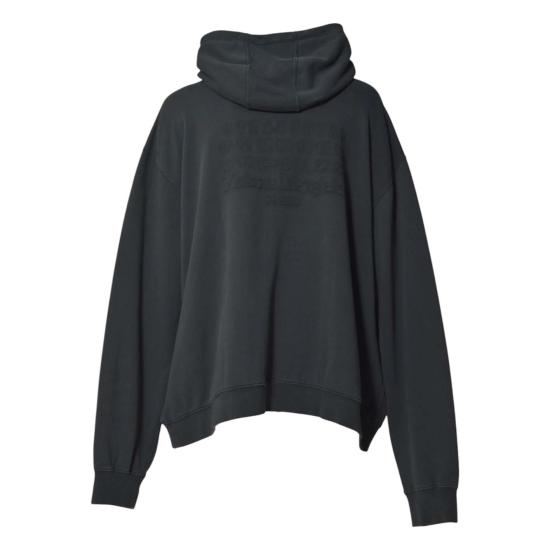 26SS 마르지엘라 뉴메릭 로고 후드 집업 S50HG0047M25017 969 Antracite - MAISON MARGIELA