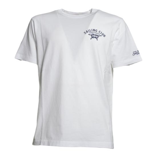 26SS 세인트바쓰 반팔 티셔츠 PRL0002 00836L01NSAILING Bianco