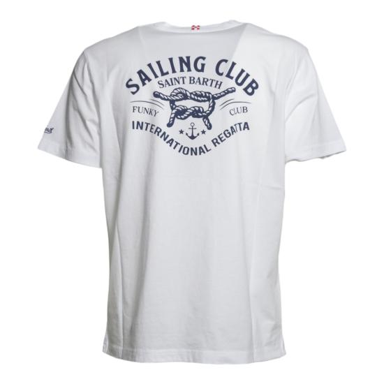 26SS 세인트바쓰 반팔 티셔츠 PRL0002 00836L01NSAILING Bianco - MC2 SAINT BARTH
