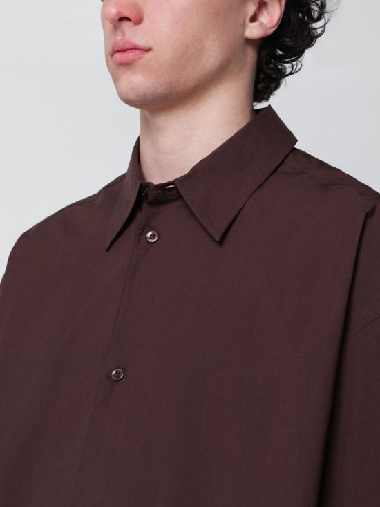 26SS 스튜디오 니콜슨 셔츠 SANKOSNM1267 Cocoa - STUDIO NICHOLSON