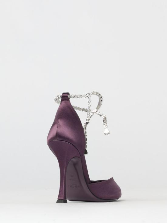 26SS 지미추 힐/펌프스 STEVIE100SAT WINTERBLOOM Burgundy - JIMMY CHOO