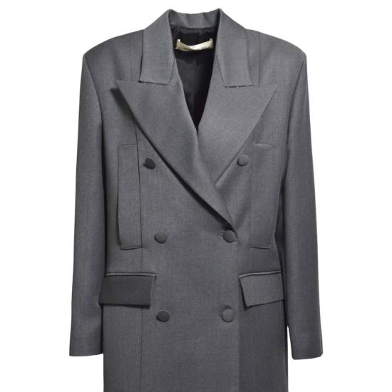 26SS 나인 미니츠 코트 25FWNCP0009 GREY Grigio - NINEMINUTES
