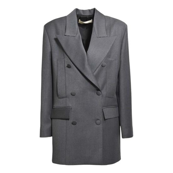 26SS 나인 미니츠 코트 25FWNCP0009 GREY Grigio