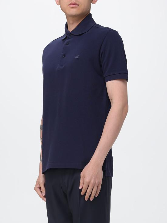 26SS 에트로 폴로 티셔츠 MRMD0005AJ264 B0387 Blue - ETRO