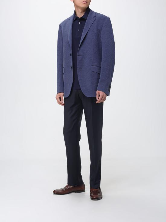 26SS 에트로 폴로 티셔츠 MRMD0005AJ264 B0387 Blue - ETRO