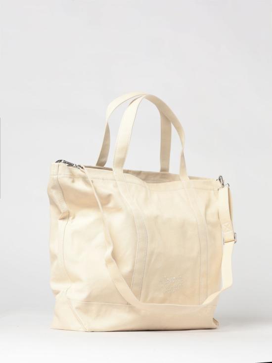 26SS 메종키츠네 폭스 헤드 XL 토트백 LW05105WW0107 0432 Beige - MAISON KITSUNE