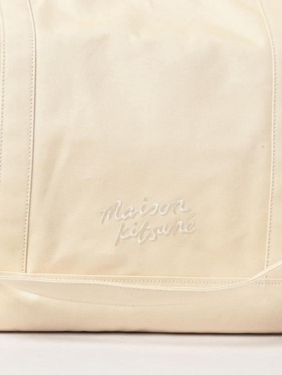 26SS 메종키츠네 폭스 헤드 XL 토트백 LW05105WW0107 0432 Beige - MAISON KITSUNE