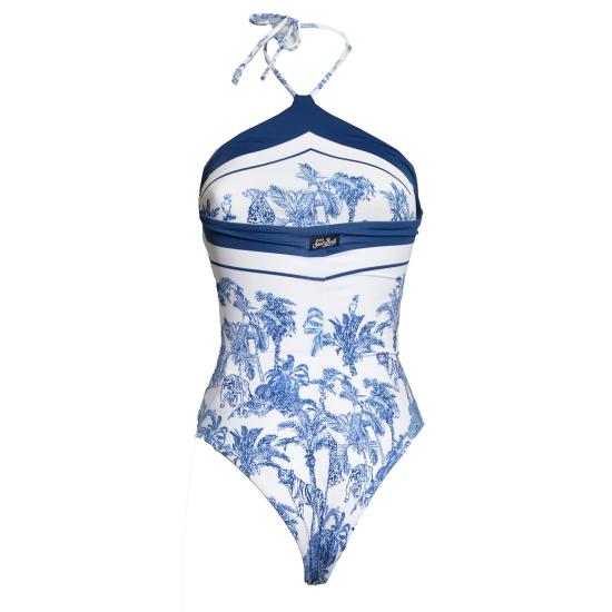 26SS 세인트바쓰 비치웨어 MRYE001 08719L01 Bianco blu - MC2 SAINT BARTH