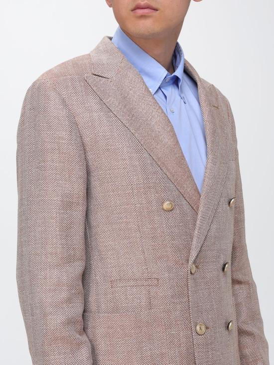 26SS 브루넬로 쿠치넬리 수트 자켓 MZ4077BBDG C068 Orange - BRUNELLO CUCINELLI