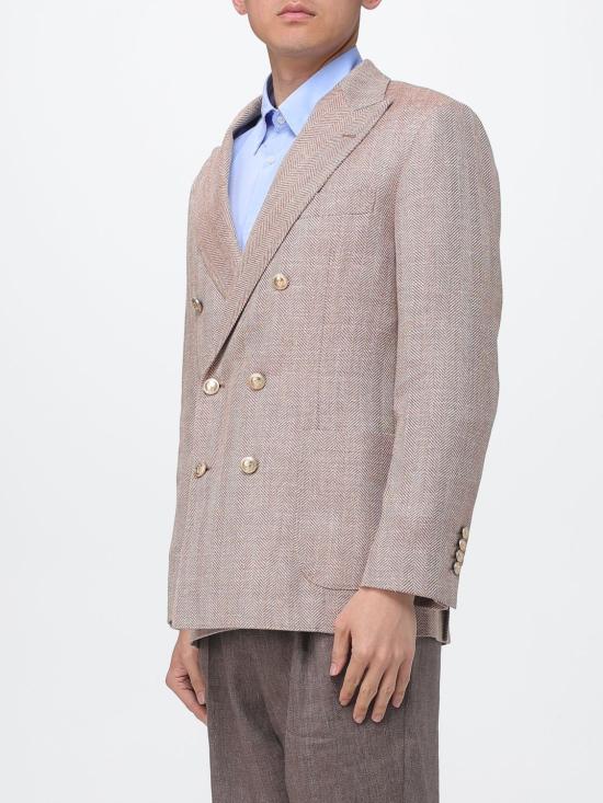 26SS 브루넬로 쿠치넬리 수트 자켓 MZ4077BBDG C068 Orange - BRUNELLO CUCINELLI