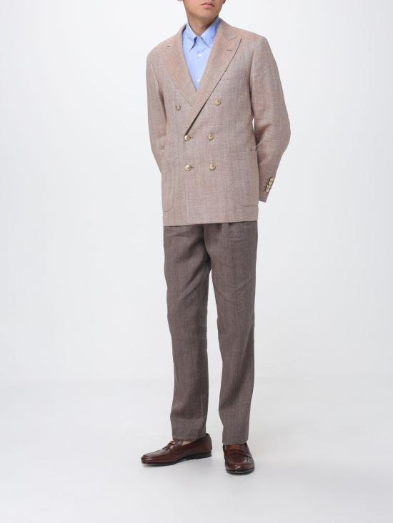 26SS 브루넬로 쿠치넬리 수트 자켓 MZ4077BBDG C068 Orange - BRUNELLO CUCINELLI