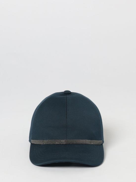 26SS 브루넬로 쿠치넬리 모자 MCAP90011 C4224 Blue - BRUNELLO CUCINELLI