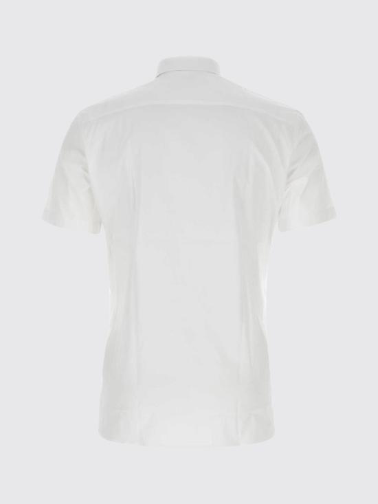 26SS 버버리 EKD 로고 자수 셔츠 8079594 White - BURBERRY