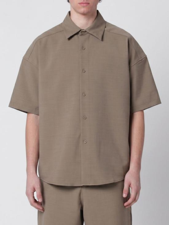 26SS 엔타이어 스튜디오 셔츠 ESSS26SR02242 6246 Brown