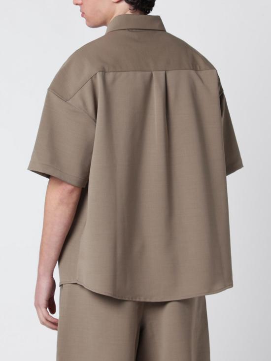 26SS 엔타이어 스튜디오 셔츠 ESSS26SR02242 6246 Brown - ENTIRE STUDIOS