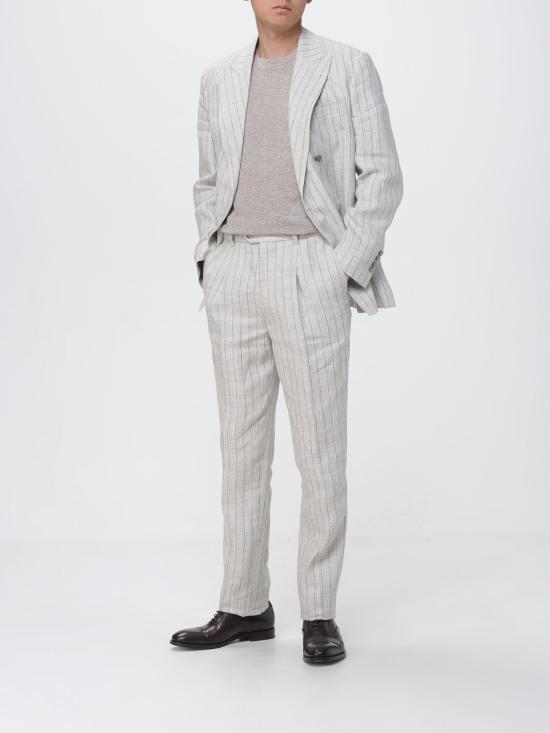 26SS 브루넬로 쿠치넬리 반팔 티셔츠 MW8351308 C415 Brown - BRUNELLO CUCINELLI