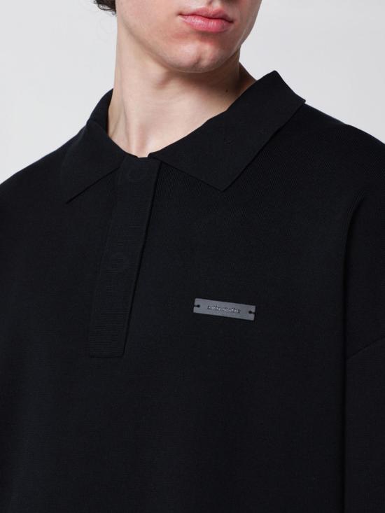 26SS 엔타이어 스튜디오 폴로 티셔츠 ESSS26PO03012 0015 Black - ENTIRE STUDIOS