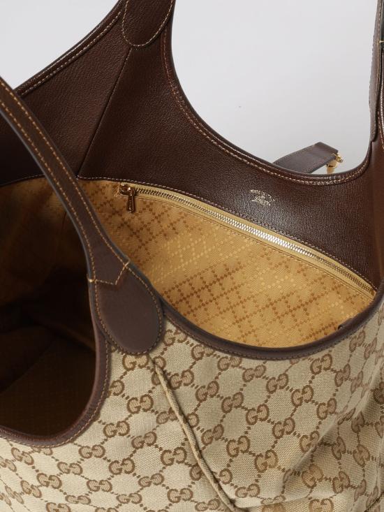 26SS 구찌 메르카토 GG 캔버스 미디엄 토트백 866645FAFV2 9651 Sand - GUCCI