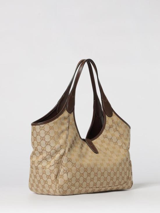 26SS 구찌 메르카토 GG 캔버스 미디엄 토트백 866645FAFV2 9651 Sand - GUCCI