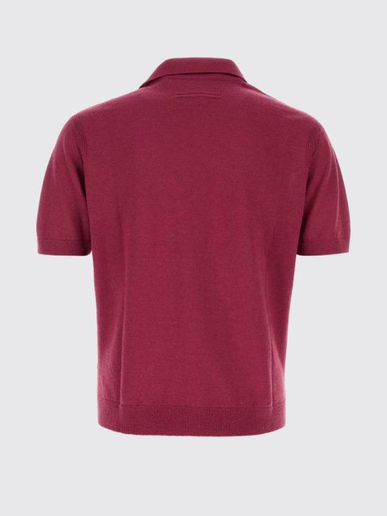 26SS 에르메네질도제냐 폴로 티셔츠 RUHF93A3103 R09 Crimson - ERMENEGILDO ZEGNA