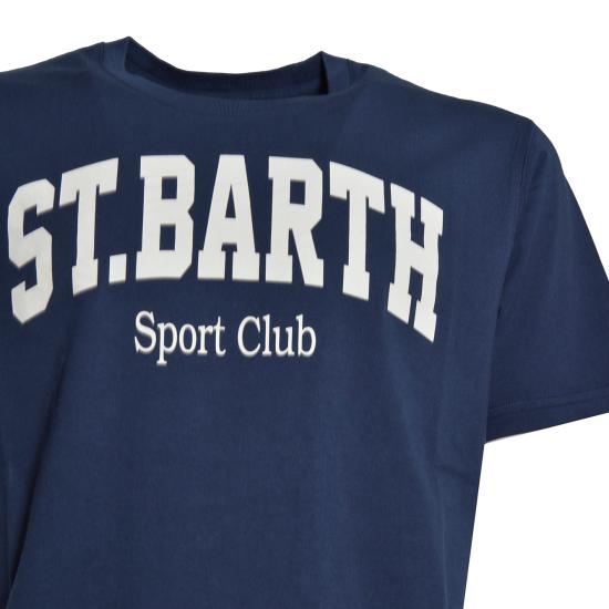 26SS 세인트바쓰 반팔 티셔츠 DNV0002 02346L61 Blu - MC2 SAINT BARTH