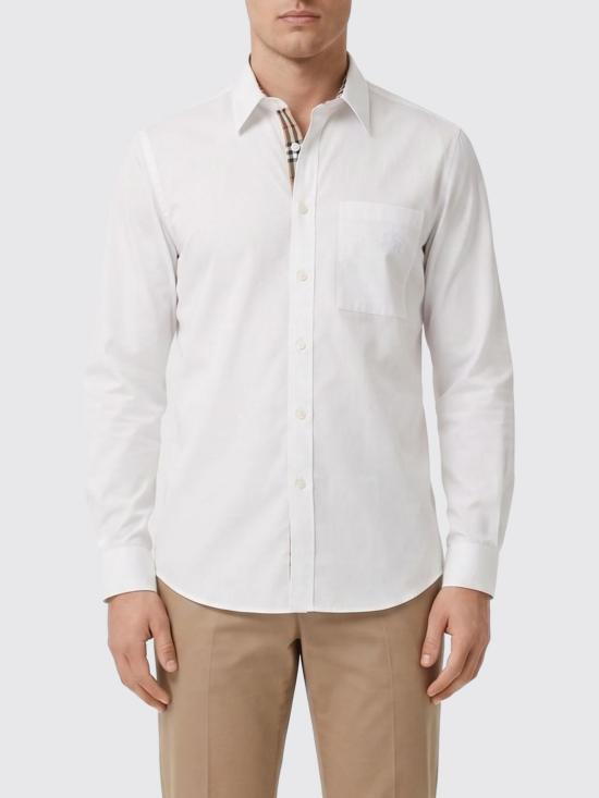 26SS 버버리 코튼 포플린 셔츠 8113135 White