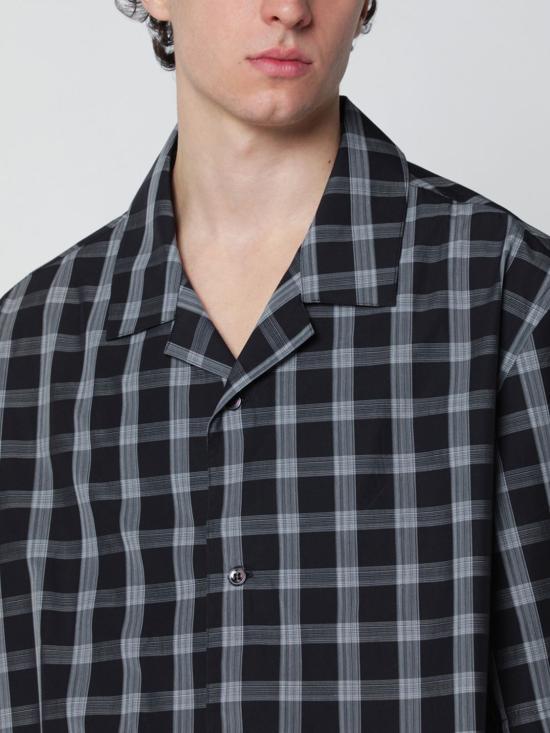 26SS 스튜디오 니콜슨 셔츠 KLINESNM1414 BLACK PARCHMENT CHECK Black - STUDIO NICHOLSON