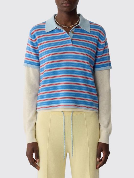 26SS 게스트 인 레지던스 폴로 티셔츠 W40710JL CLRSKYCO Blue