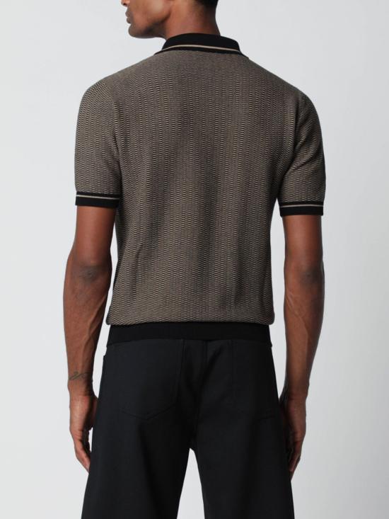 26SS 딸리아토레 폴로 티셔츠 THIMBLEPWE2605 1NT Brown - TAGLIATORE