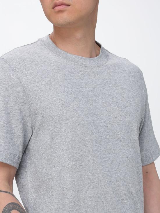 26SS 브루넬로 쿠치넬리 반팔 티셔츠 MW8351308 C843 Grey - BRUNELLO CUCINELLI