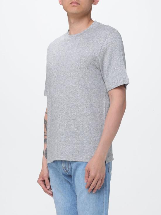 26SS 브루넬로 쿠치넬리 반팔 티셔츠 MW8351308 C843 Grey - BRUNELLO CUCINELLI