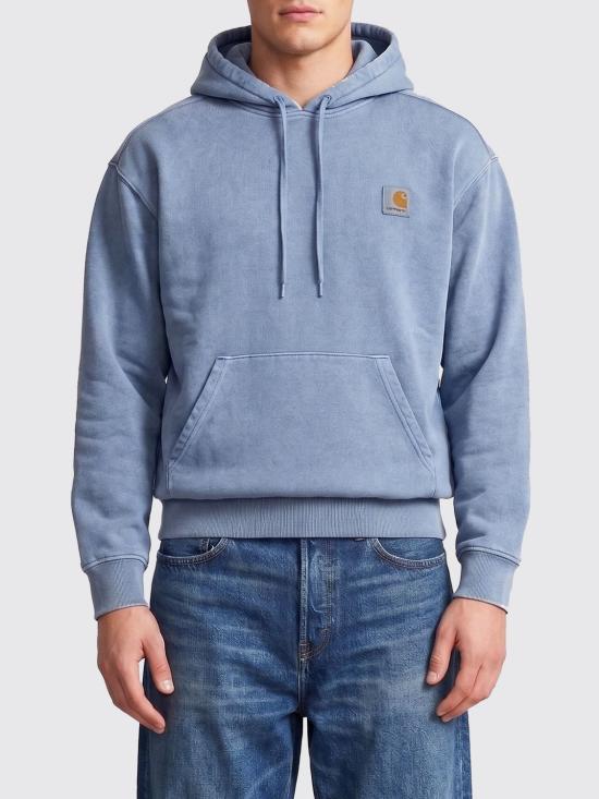 26SS 칼하트 WIP 후드 넬슨 스웨트셔츠 I029963 3HXGD Blue