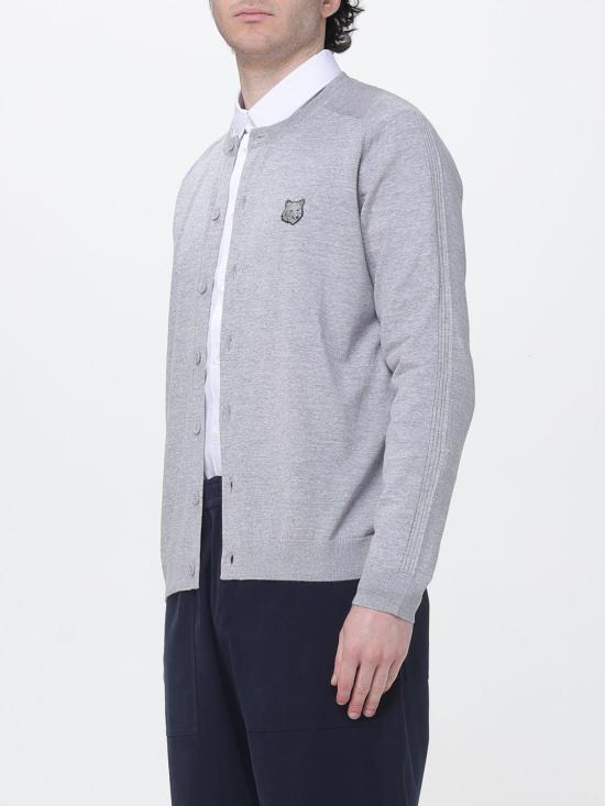 26SS 메종키츠네 스웨터 QM00500KT1181 H150 Grey - MAISON KITSUNE