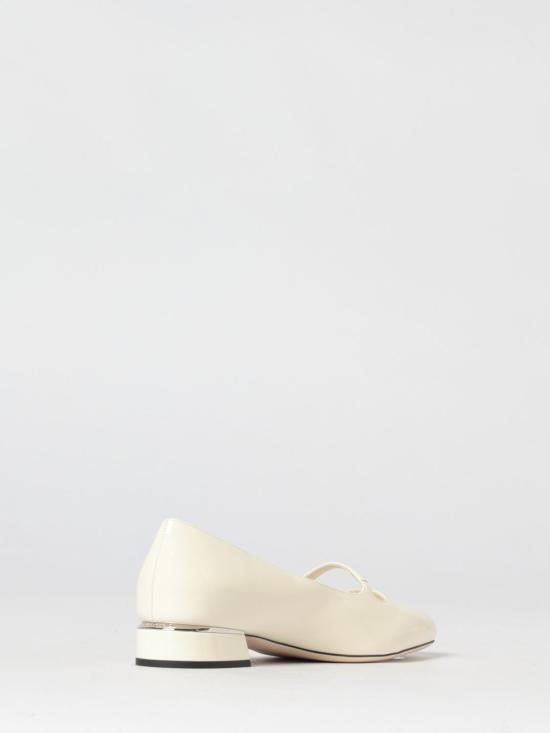 26SS 지미추 플랫 슈즈 ELISABALLERINAPAT LATTE White - JIMMY CHOO