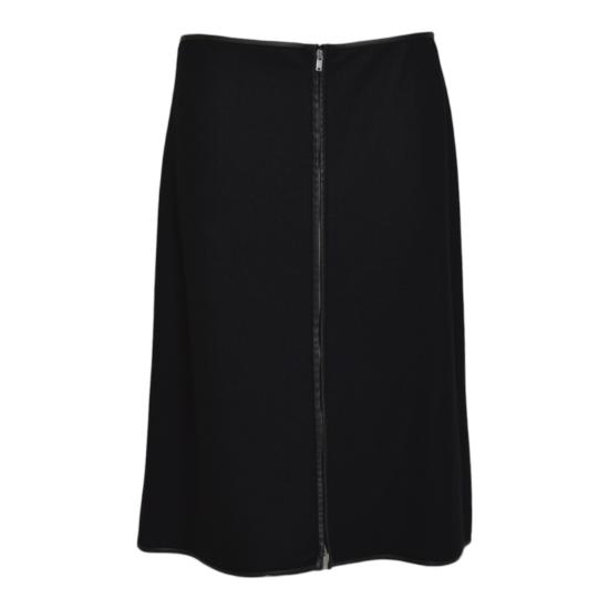 26SS 질샌더 미디 스커트 J02MA0319J20050 001 Nero