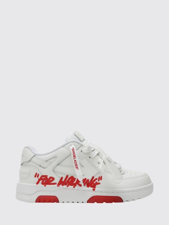 26SS [키즈] 오프화이트 스니커즈 OBIA011S26BLEA002 0125 White