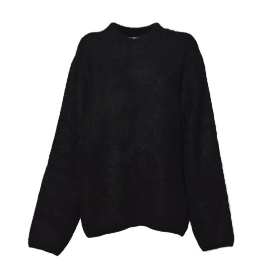 26SS 세퍼 스웨터 MFW24HARUBLA BLACKALPACA Nero