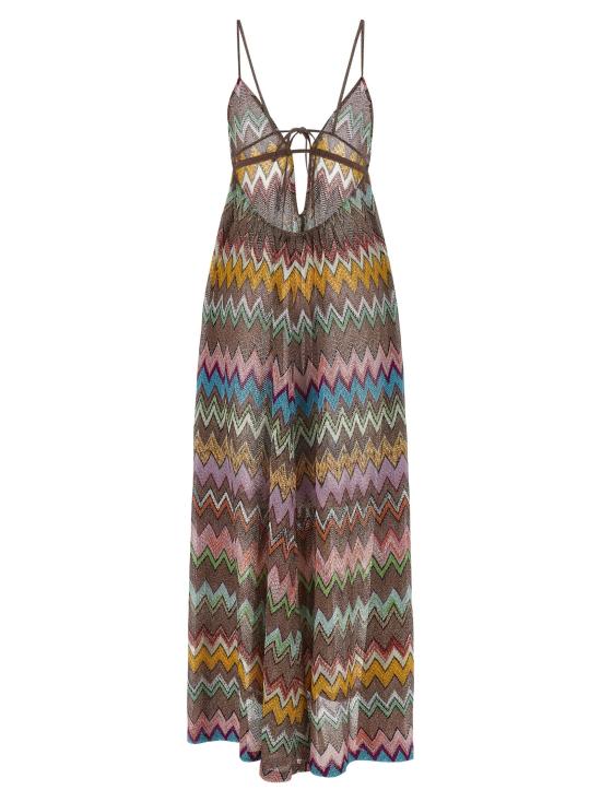 26SS 미소니 미디 원피스 MS26SQ1VBR014K SM9YK Multicolour - MISSONI