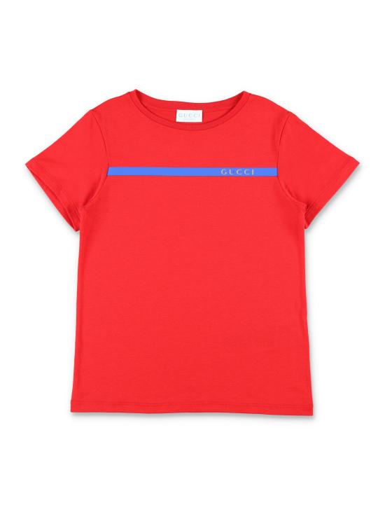 26SS [키즈] 구찌 티셔츠 547559XJHPP 6178 LOBSTER RED