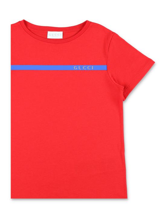 26SS [키즈] 구찌 티셔츠 547559XJHPP 6178 LOBSTER RED - GUCCI