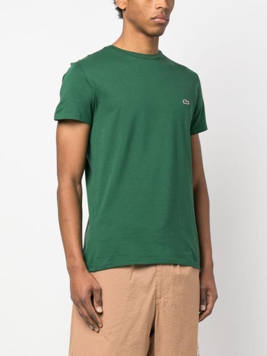 26SS 라코스테 피마 코튼 저지 크루넥 티셔츠 TH6709 031 Black - LACOSTE