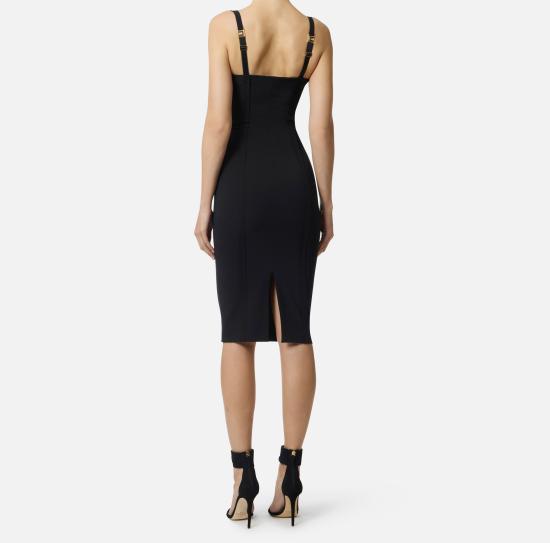 26SS 엘리자베타프랜치 미디 원피스 AB91861E3 110 Black - ELISABETTA FRANCHI
