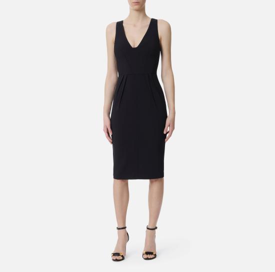 26SS 엘리자베타프랜치 미디 원피스 AB94162E2 110 Black - ELISABETTA FRANCHI
