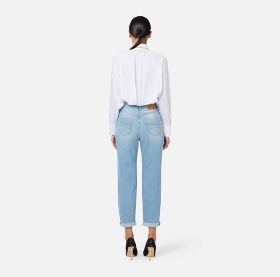 26SS 엘리자베타프랜치 데님 팬츠 PJ22D65E3 192 Denim - ELISABETTA FRANCHI