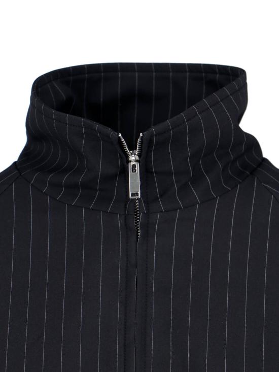 26SS 더프랭키샵 자켓 BAXTER TRACK JACKET BLACK WHITE PINSTRIPE Black - THE FRANKIE SHOP